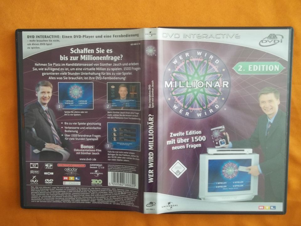WER WIRD MILLIONÄR ? 2 X DVD SPIEL - SPASS FÜR DIE GANZE FAMILIE in Altenkirchen