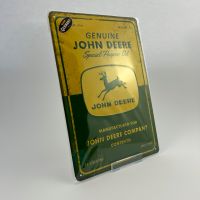  Retro Blechschild "Genuine JOHN DEERE" - 20x30cm - mit Prägung Nordrhein-Westfalen - Rheda-Wiedenbrück Vorschau