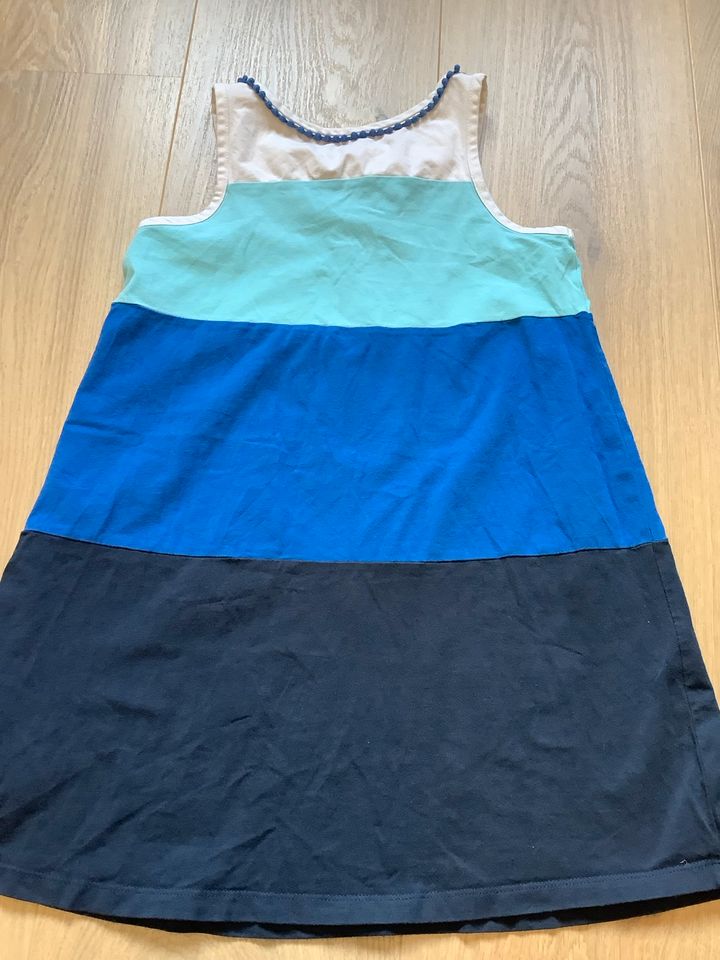 Kleid Sommer Streifen Fische maritim blau 122 128 134 in Kiel