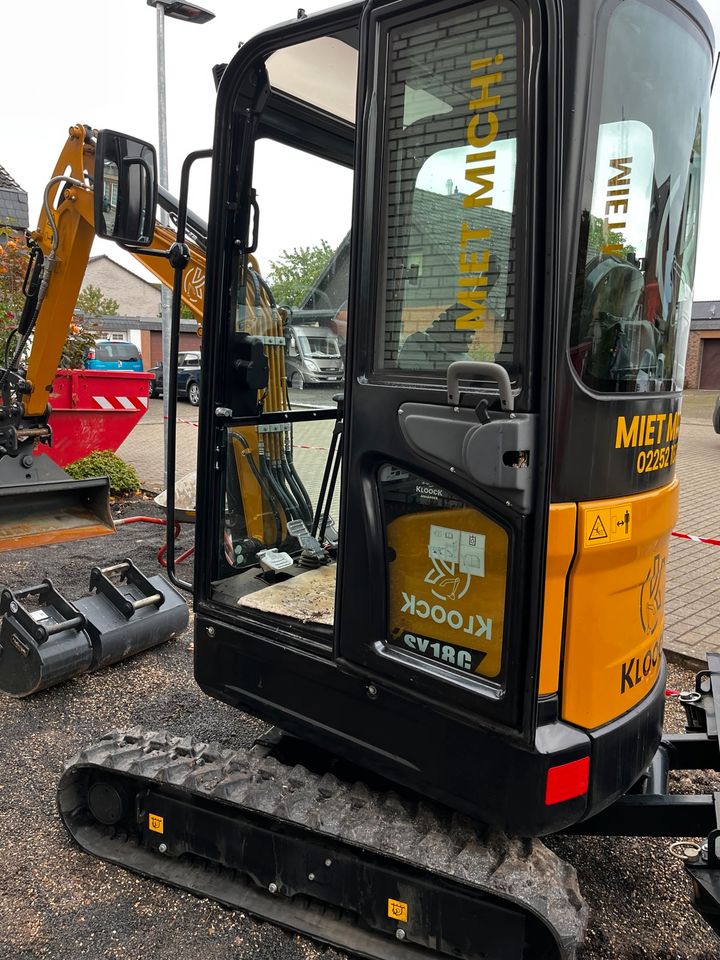 Minibagger, Kompaktbagger Mieten, Bagger, 2t Bagger in Zülpich