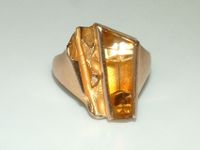 Lapponia Ring 585 Gold mit Citrin, Prisma, Gr 53, Munsteiner Berlin - Mitte Vorschau