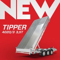 NEU Temared TIPPER 4020/3 C Stahl 3,5T Dreiseitenkipper Anhänger Baden-Württemberg - Bischweier Vorschau