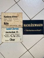 Zuglaufschilder Metall Nachlösewagen Loreley Altona Vintage DB Duisburg - Duisburg-Süd Vorschau