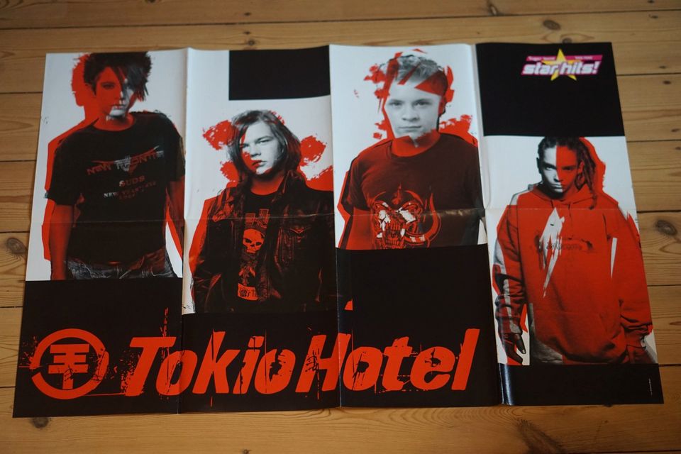 Tokio Hotel Bill Tom Kaulitz Gustav Georg Poster Plakat groß neu in Dortmund