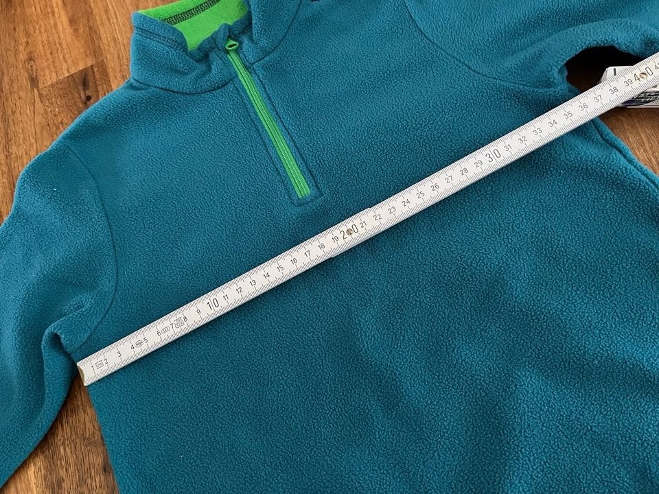 Fleece Pulli, Gr 135/132 cm , blau türkis, sehr gut erhalten in Schwetzingen