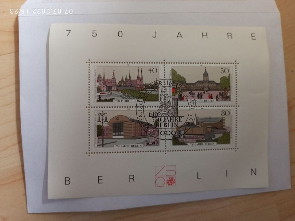 ERSTAUSGABE Sonder-Briefmarken-Set 750 Jahre BERLIN in Markneukirchen