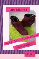 Edle ❤️ Stiefelette Bordeaux Samt Velour Label Report / Miami Leipzig - Burghausen-Rückmarsdorf Vorschau