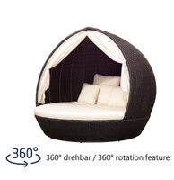 Liegeinsel Hillock Daybed Mocca Duo mit Vorhängen - 360°-Drehtech Schleswig-Holstein - Heiligenstedten Vorschau