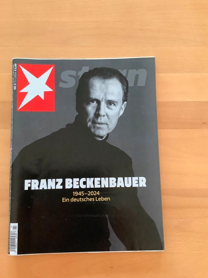 Stern Zeitschrift Franz Beckenbauer vom 11.01.2024 in Stadthagen