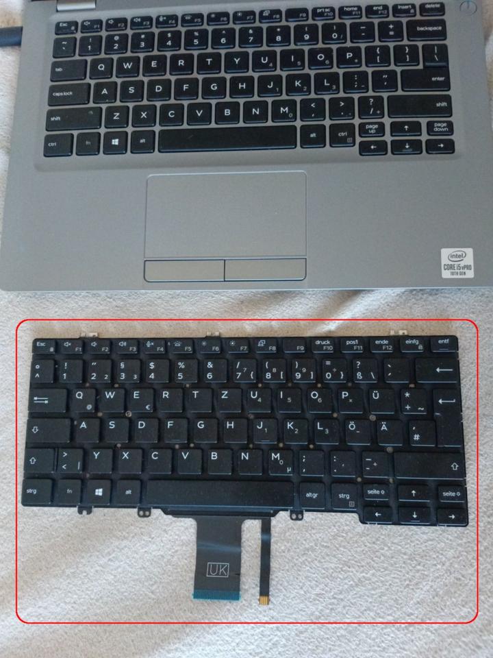 Ersatztastatur Dell Latitude 5310/2-in-1 Hintergrundbeleuchtung in Kiel