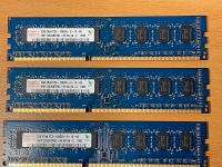 hynix 3 x 2GB 2Rx8 PC3-10600U-9-10-B0 DDR3 DDR3 SDRAM Sachsen-Anhalt - Nebra (Unstrut) Vorschau