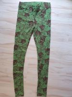 Handmade Leggings Schurwolle Blätter Efeu  Danisch Pur XS 34 36 Sachsen-Anhalt - Wernigerode Vorschau