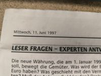 Alte Zeitung von Juli 1997 Dresden - Pieschen Vorschau