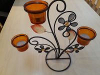 Teelichthalter Kerzenständer Deko Dekoration orange München - Pasing-Obermenzing Vorschau