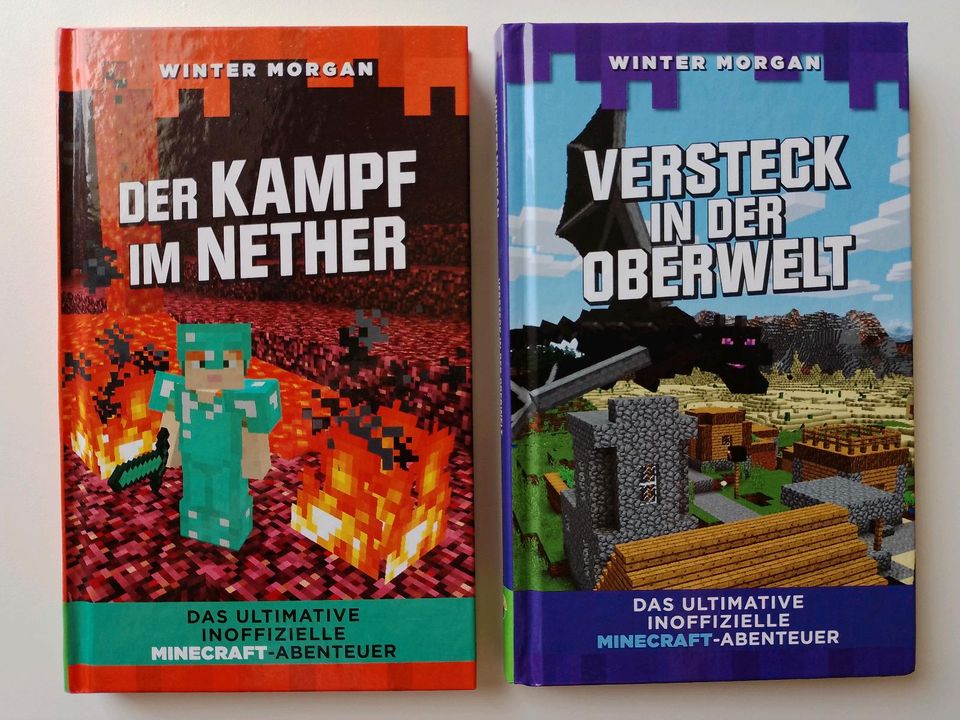 Der Kampf im Nether Versteck in der Oberwelt Minecraft Buch BtBj in Neudenau 