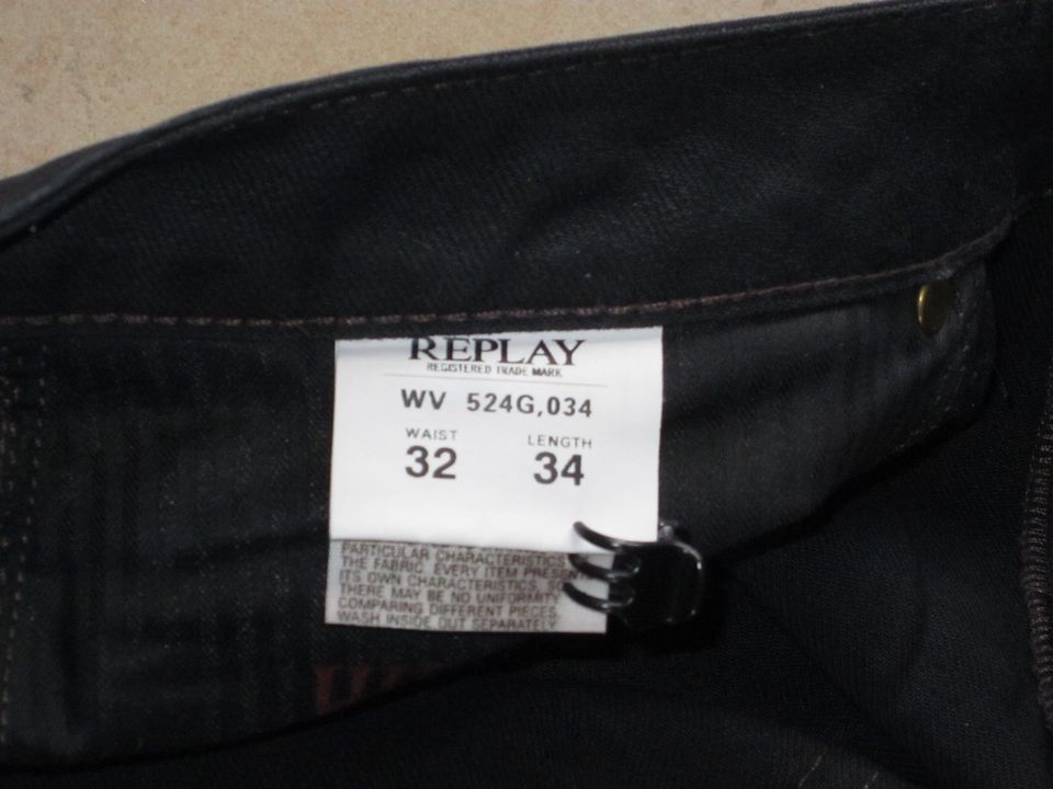 Replay Jeans schwarz - Größe 32/34 (M/L) in München