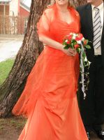 Brautkleid Hochzeitskleid Designer orange Rembo  2- tlg. Gr.44 Nordrhein-Westfalen - Bad Honnef Vorschau