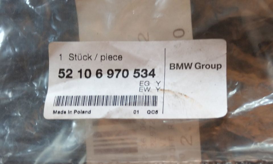 BMW E87 Sitz Bezug Lehne rechts Network MONACOBLAU 6970534 NEU in Aachen