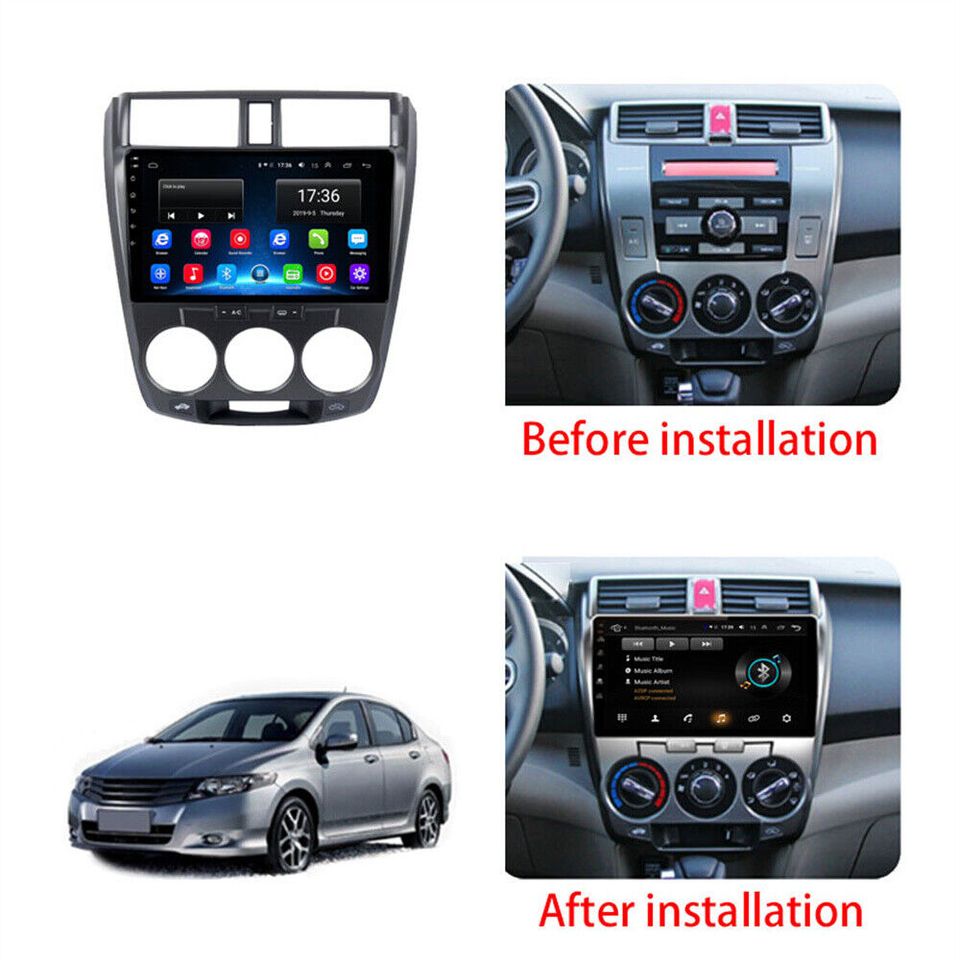 10 Zoll Android 13 Autoradio GPS Navi Wifi MP5 USB für Honda City 2006-2014 FM Bluetooth Carplay in Dortmund