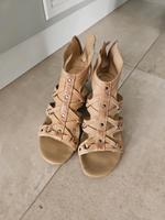 Sandalen Damen Keilabsatz Janet D. 39 echtes Leder Niedersachsen - Westerstede Vorschau