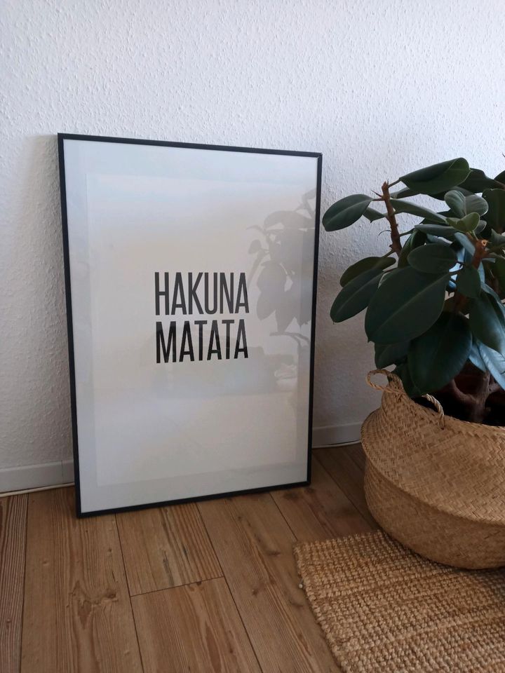 Poster Hakuna Matata Desenio Juniqe  50x70 in Reutlingen