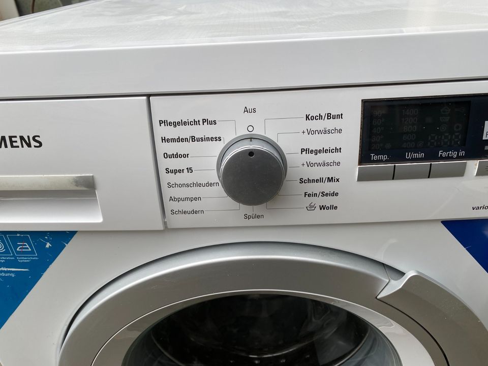 Siemens waschmaschine IQ700 , 1400 U 7Kg in Pfungstadt