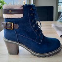 Jumex - Stiefeletten, Größe 40, blau Nordrhein-Westfalen - Lippetal Vorschau