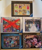 Disney Puzzle 4 x 1000 Teile : Hades, Schneewittchen, Cinderella Nordrhein-Westfalen - Nettetal Vorschau