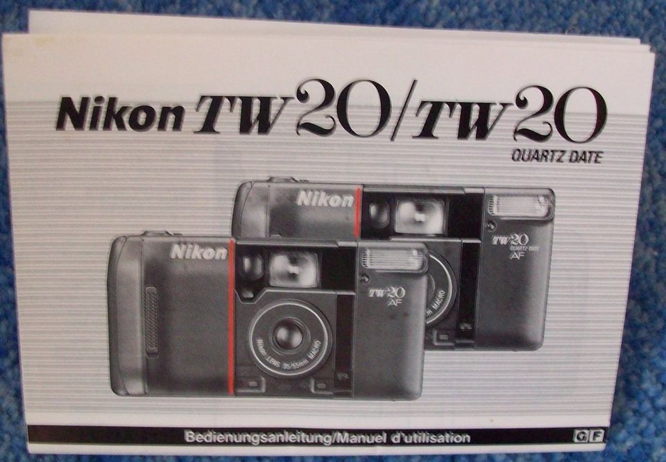 Nikon TW20 AF Kompakt-Fotokamera / TW20 Quartz Date in Filderstadt