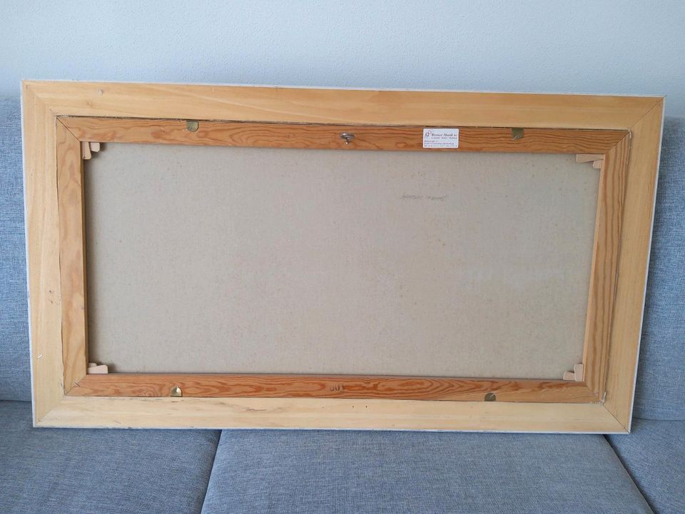 Original Ölgemälde H.G.Clemens 50X100 cm in Niederstotzingen