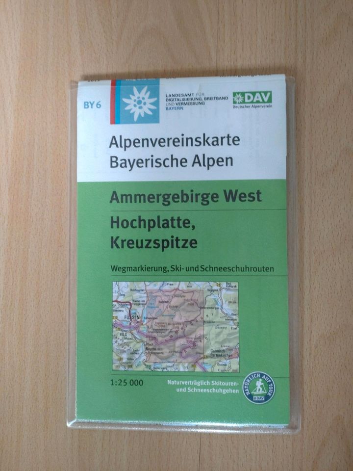 Alpenvereinskarte AV Ammergebirge (neu/OVP) in München