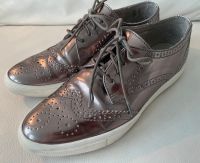 TAMARIS ⭐ BUDAPESTER Halbschuhe 40 Schnürung silber-metallic Berlin - Schöneberg Vorschau