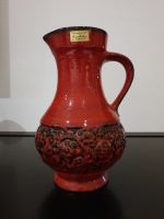 Vase rot mit Henkel handgetöpfert Höhe 25 cm Nordrhein-Westfalen - Kalletal Vorschau