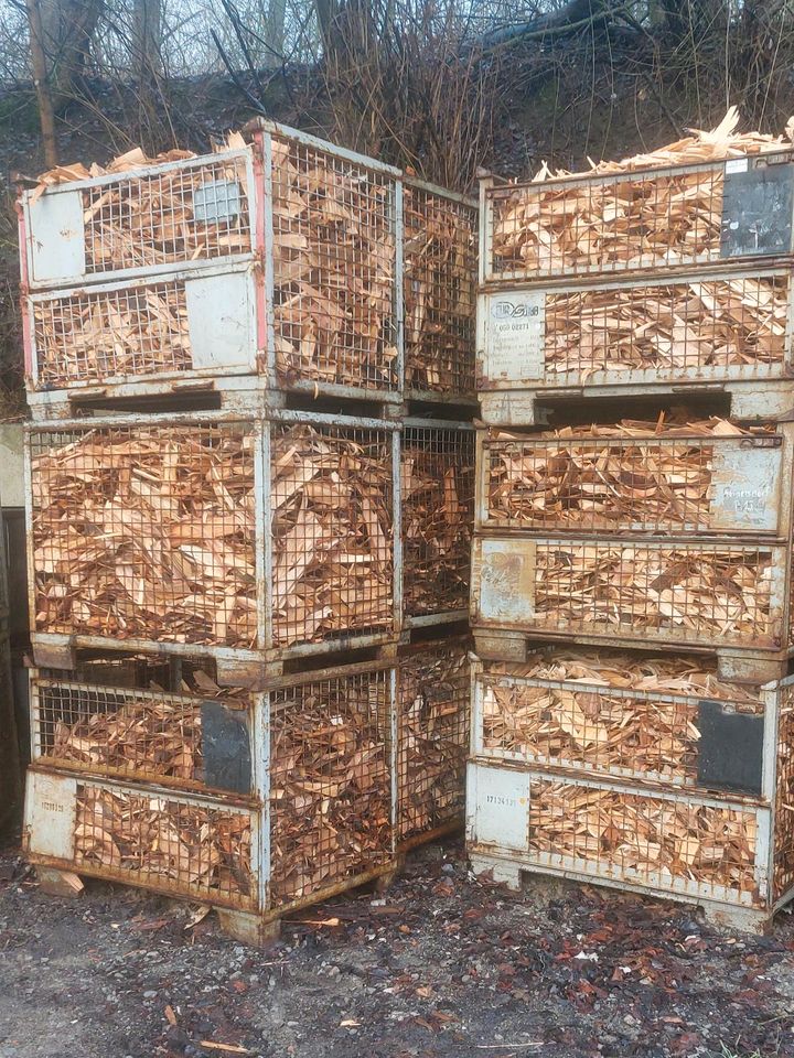 Holz Feuertonne Buche Abschnitte Spaltholz Brennholz Anmachholz in Vechelde