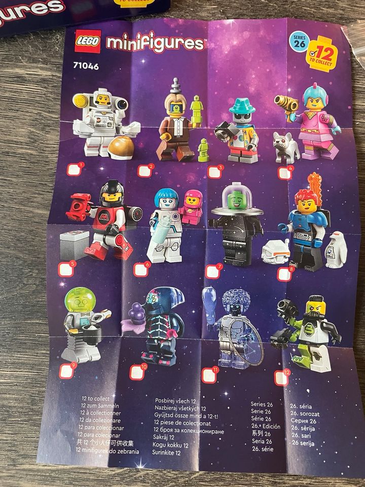 Lego 71046 minifiguren Serie 26 Space komplett in Kerpen