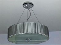 Deckenlampe Lampe Silber mit Glas München - Altstadt-Lehel Vorschau