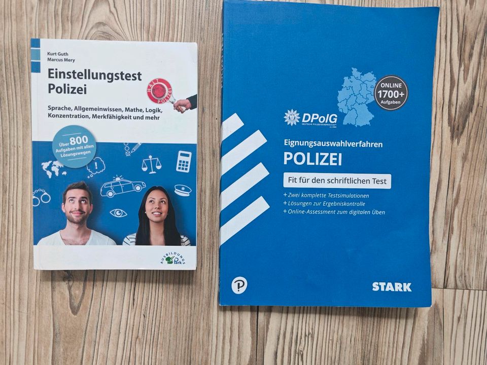 Polizei Eignungstest Einstellungstest Auswahlverfahren Bücher in Drebach