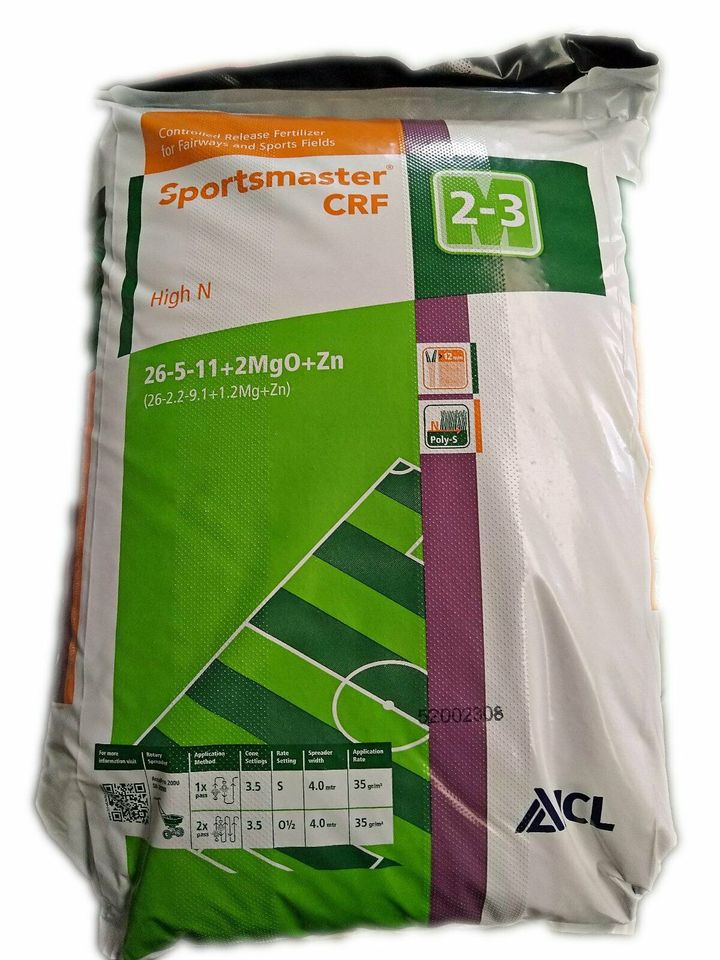 Langzeit-Rasendünger Sportsmaster 26-5-11+2MgO 25 kg nur 59,00 € in Filsum