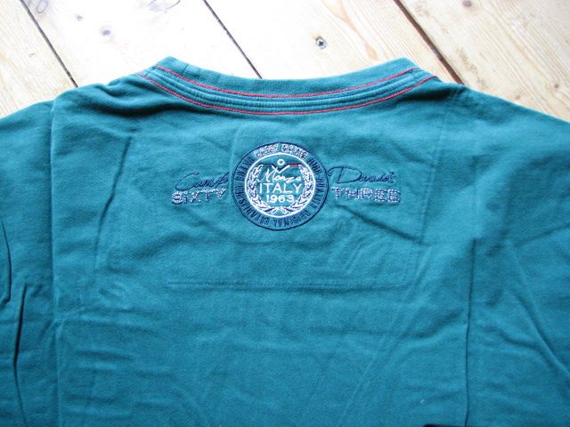 orig. Camp David T-Shirt XL dunkelgrün / Applikationen in Essen