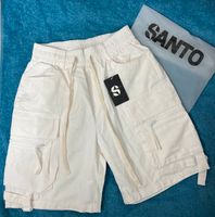 SANTO Shorts „Cargo“, weiß, Gr. M - kurze Hose Baden-Württemberg - Aichtal Vorschau