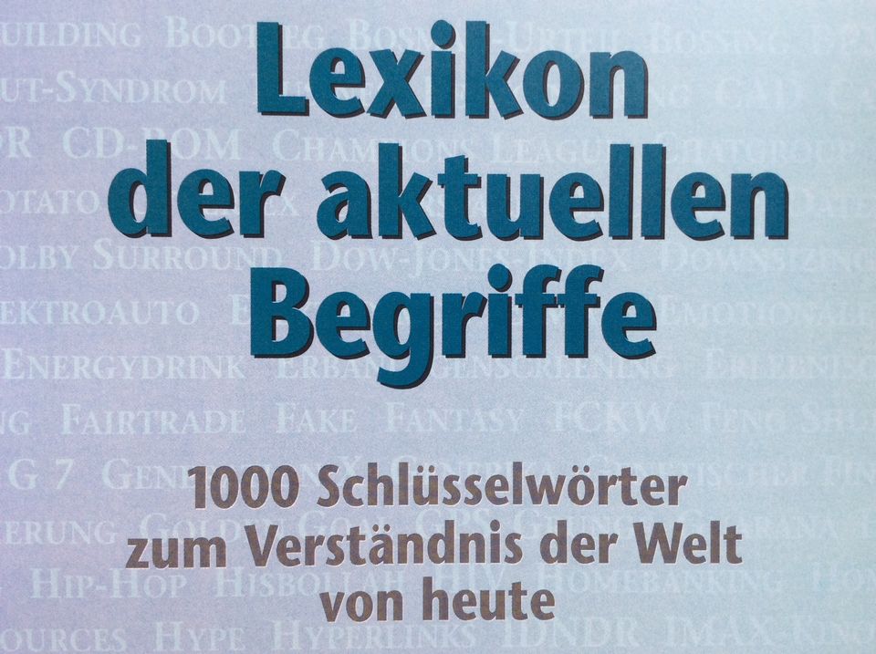 Lexikon der aktuellen Begriffe, 1000 Schlüsselwörter in Heidenheim an der Brenz