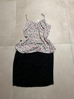 H&M Mama Set L Rock schwarz Top bunt Nordrhein-Westfalen - Niederzier Vorschau