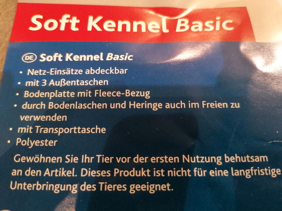 Trixie Soft Kennel Basic XS Transportbox faltbar Hund Katze Welpe in Moers