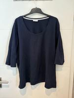 C&A Shirt mit 3/4 Arm blau Gr.56/58 Rundhals Baumwolle Hessen - Gernsheim  Vorschau
