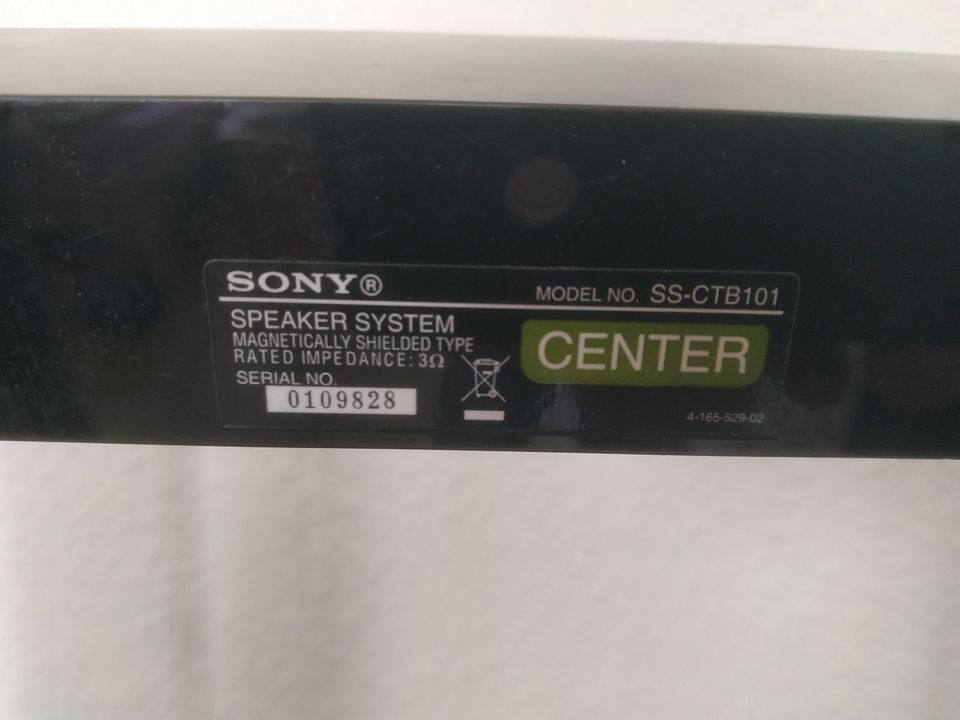 Lautsprecher Sony SS-TSB103-4, SS-CTB11015582 in Friedrichshafen