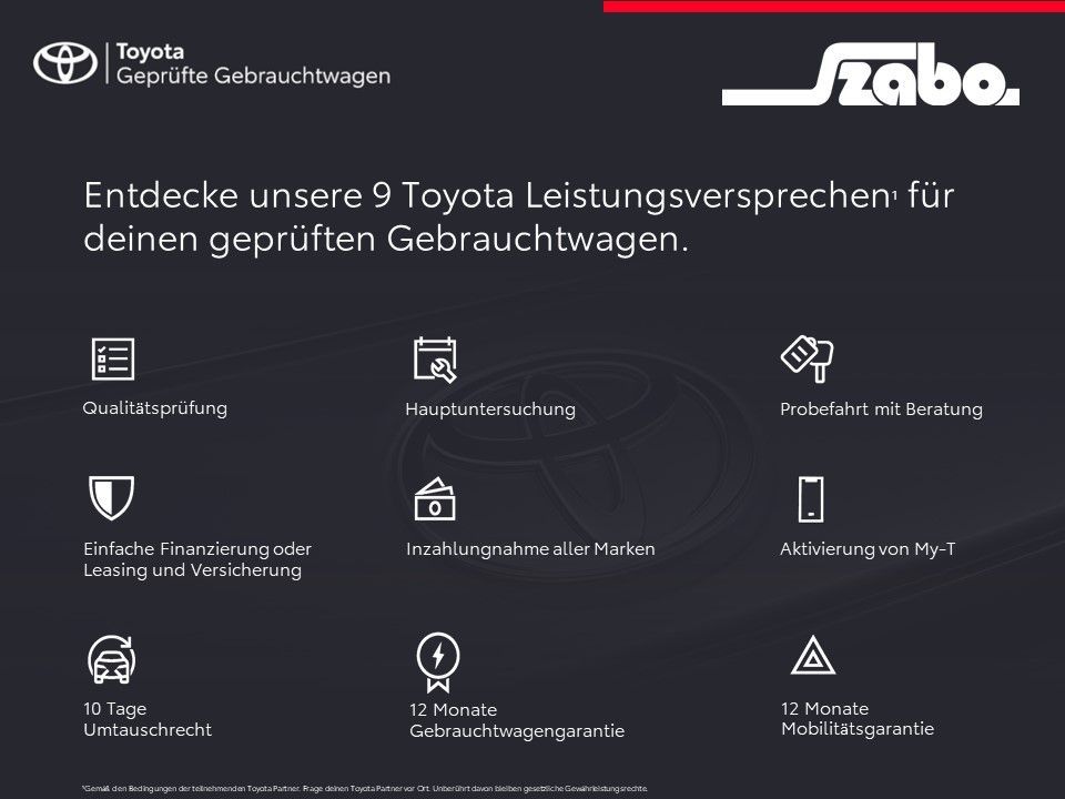 Toyota Yaris Hybrid 1.5 VVT-i Splash - Panoramadach in Wertheim