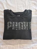 Puma Sweater Gr34/36 (wie neu) schwarz mit tollem Print Hessen - Poppenhausen Vorschau