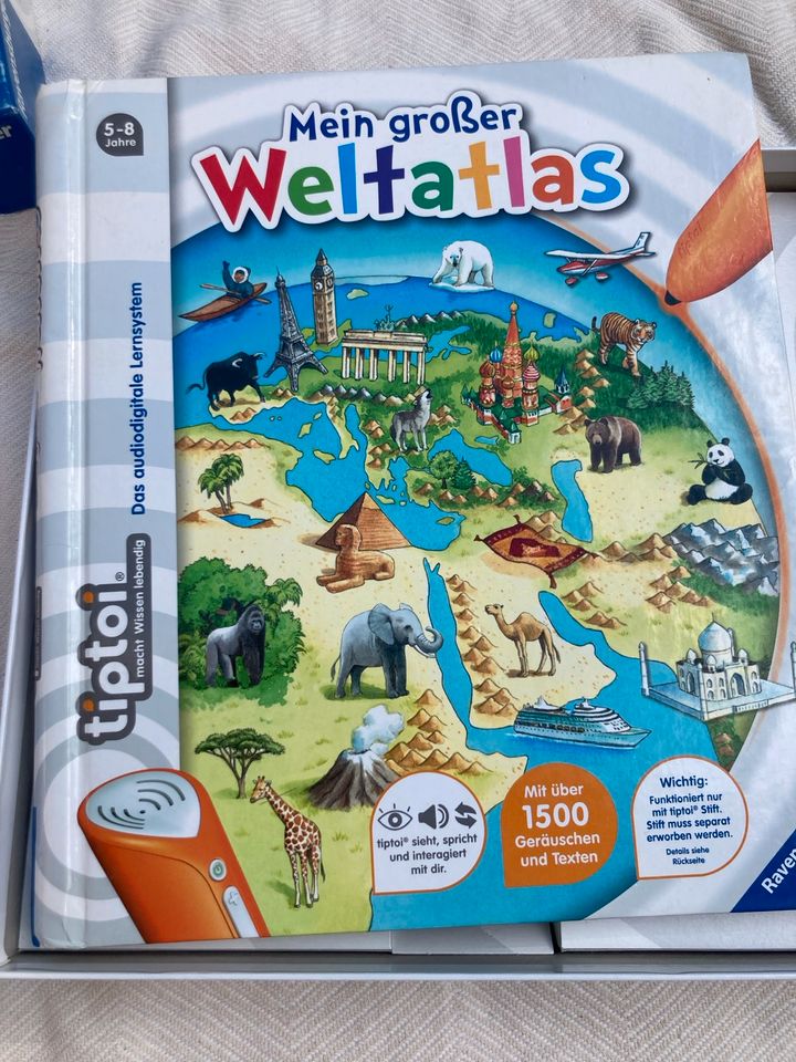 Tiptoi Buch Weltatlas  + Karte in Kiel