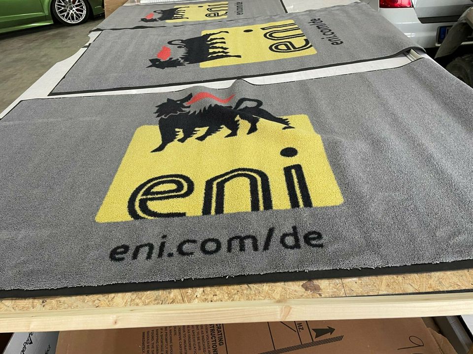 Teppiche ENI Logo in Monheim