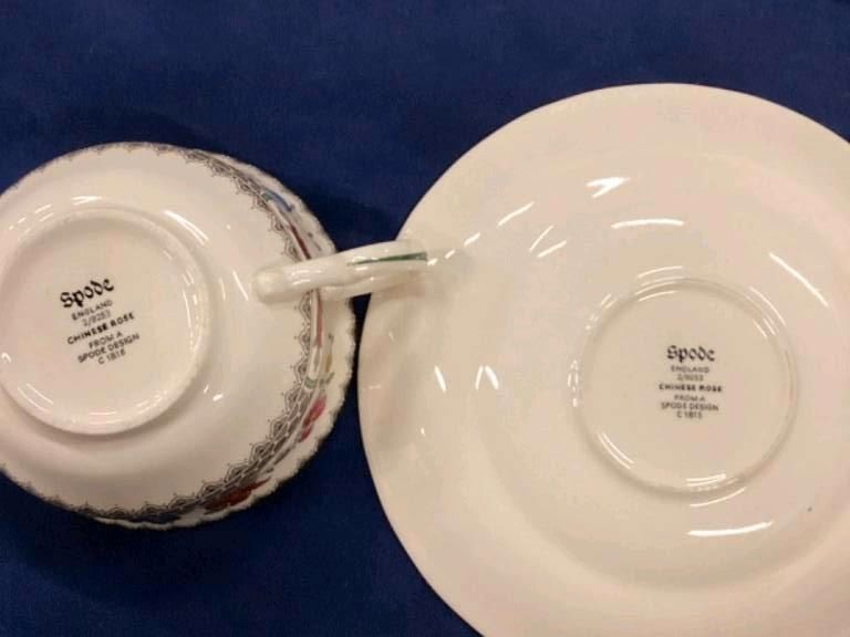 Kaffeeservice Spode Chinese rose in Geesthacht